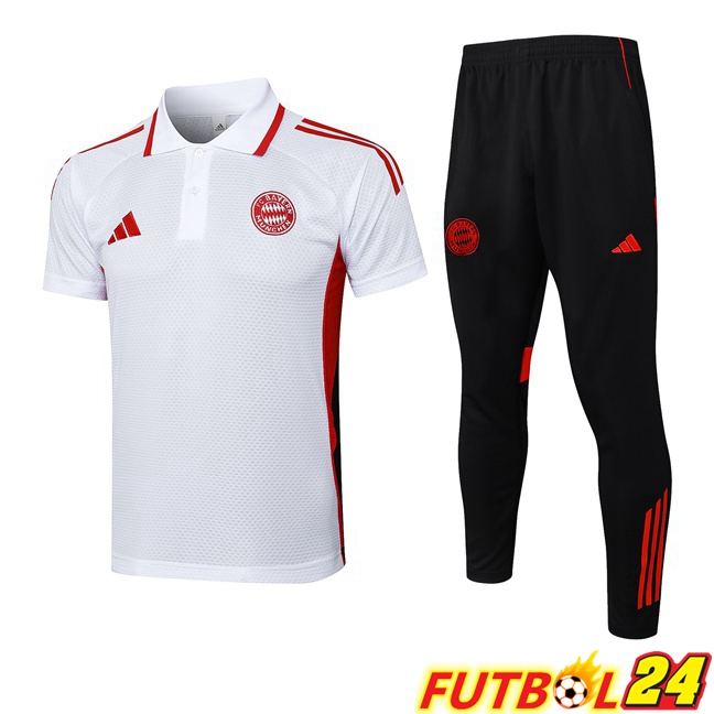 Camiseta Polo Bayern Munich + Pantalones Blanco 2025/2026