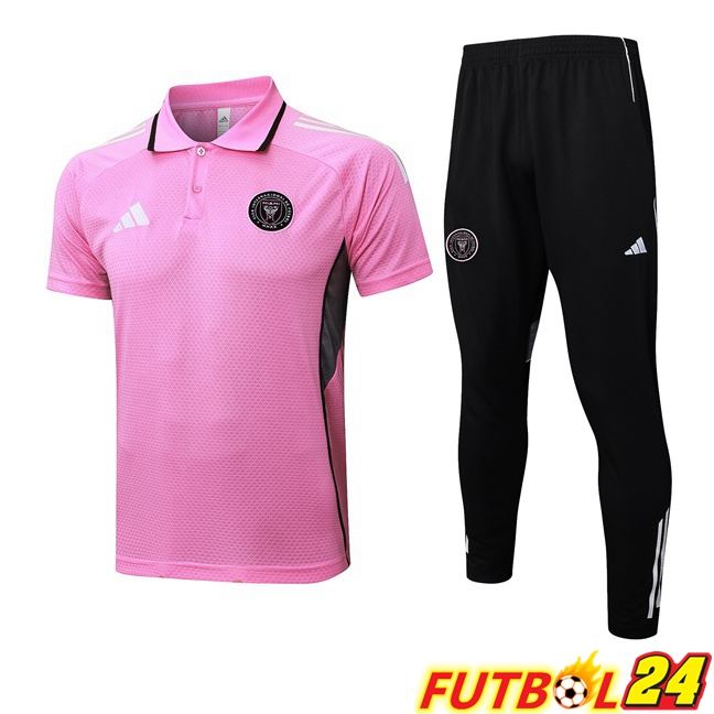 Camiseta Polo Inter Miami CF + Pantalones Rosado 2025/2026
