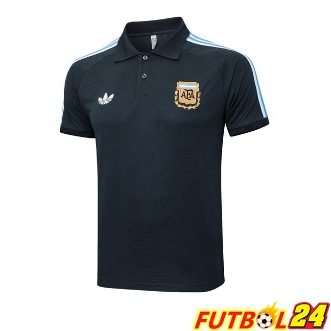 Camiseta Polo Argentina Gris 2025/2026
