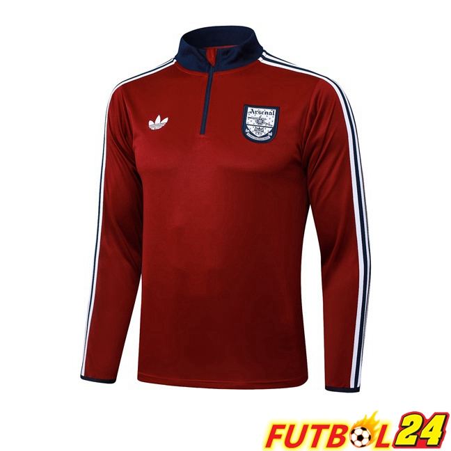 Sudadera De Entrenamiento Arsenal Rojo 2025/2026