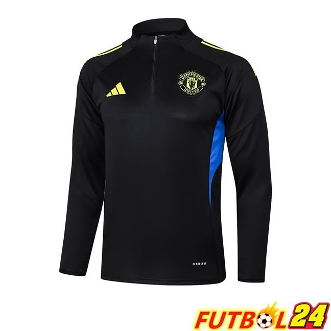 Sudadera De Entrenamiento Manchester United Negro 2025/2026