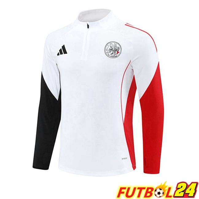 Sudadera De Entrenamiento AFC Ajax Blanco 2025/2026