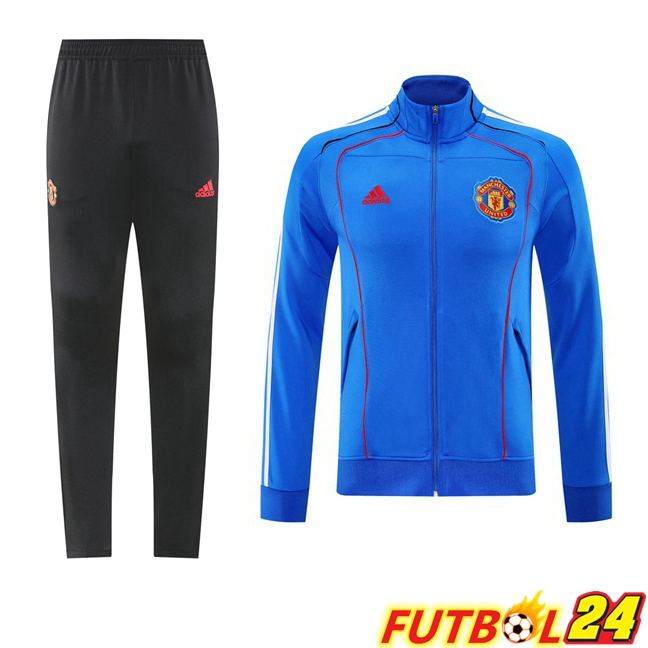 Chandal Equipos De Futbol - Chaqueta Manchester United Azul 2025/2026