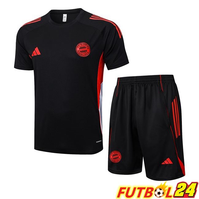Camiseta Entrenamiento Bayern Munich + Cortos Negro 2025/2026