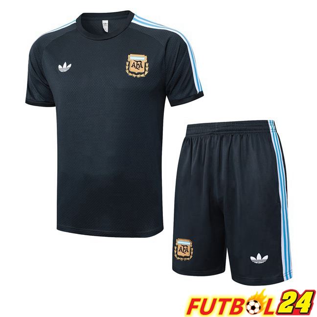 Camiseta Entrenamiento Argentina + Cortos Gris 2025/2026