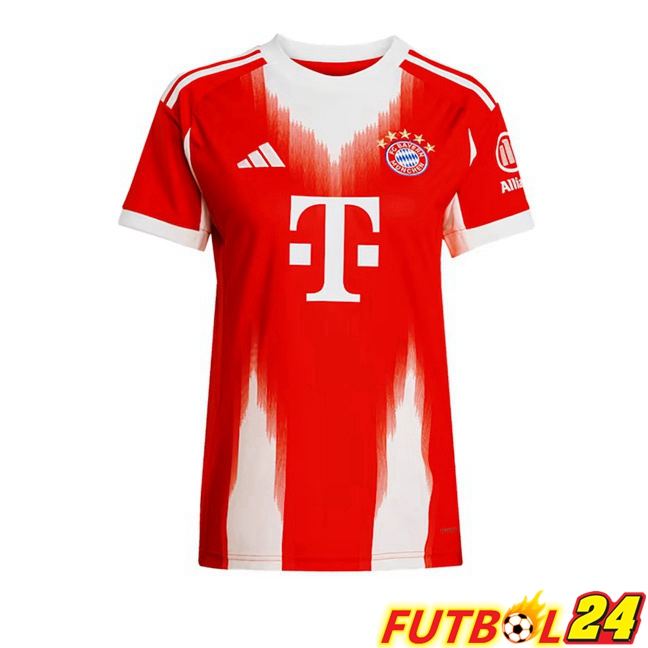 Camisetas De Futbol Bayern Munich Mujer Primera Rojo 2025/2026