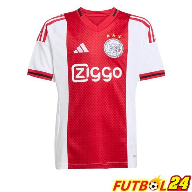Camisetas De Futbol AFC Ajax Primera Rojo Blanco 2025/2026