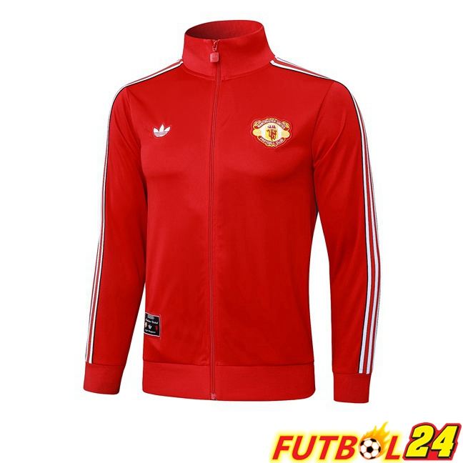 Chaquetas Futbol Manchester United Rojo 2025/2026