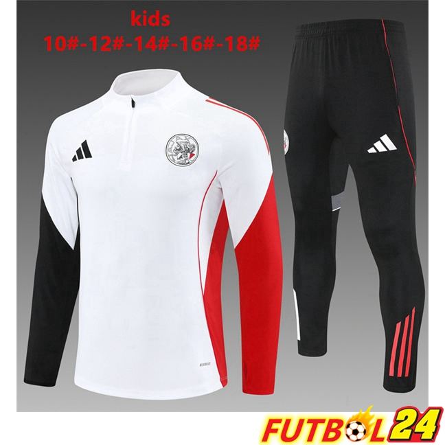 Chandal Equipos De Futbol AFC Ajax Ninos Blanco 2025/2026