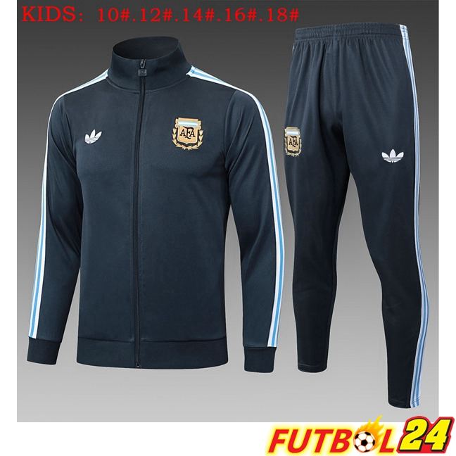 Chandal Equipos De Futbol - Chaqueta Argentina Ninos Gris 2025/2026
