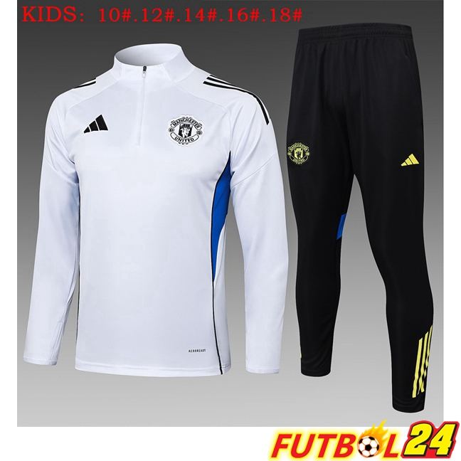 Chandal Equipos De Futbol Manchester United Ninos Blanco 2025/2026