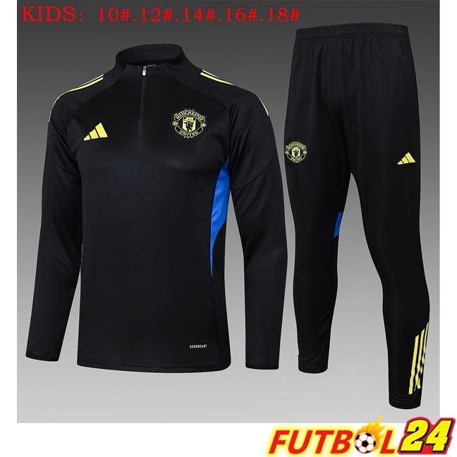 Chandal Equipos De Futbol Manchester United Ninos Negro 2025/2026