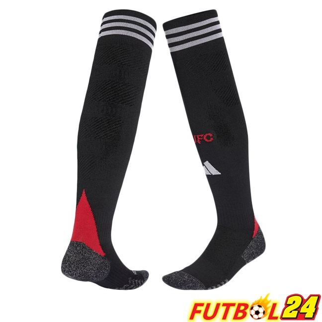 Calcetines De Futbol Manchester United Primera Negro 2025/2026