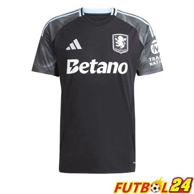 Camisetas De Futbol Aston Villa Segunda Negro 2025/2026