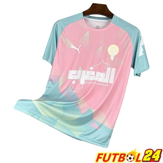 Camiseta Nacional Marruecos Edición Especial Rosado/Azul 2025/2026