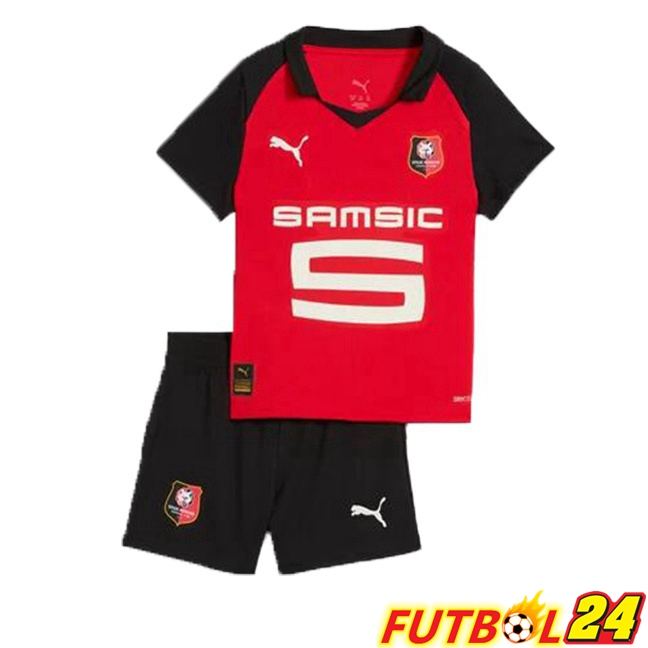 Camisetas De Futbol Stade Rennais Ninos Primera Rojo 2025/2026