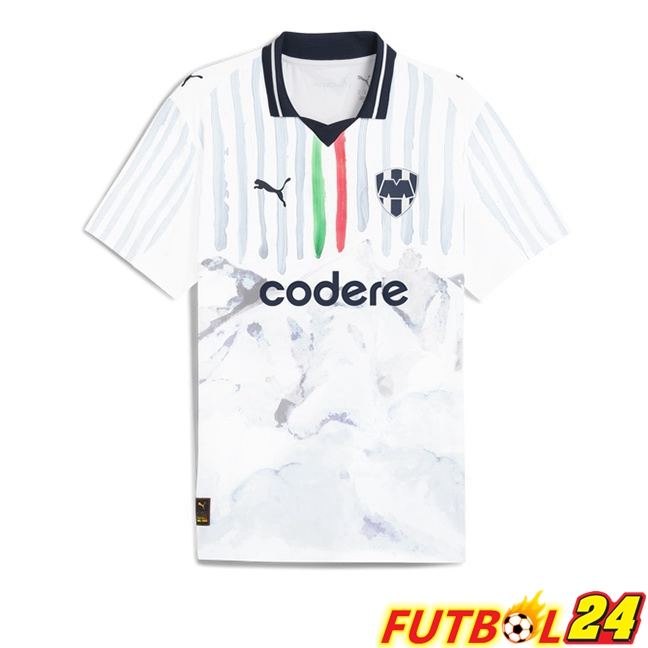 Camisetas De Futbol CF Monterrey Club World Cup Segunda Blanco 2025/2026