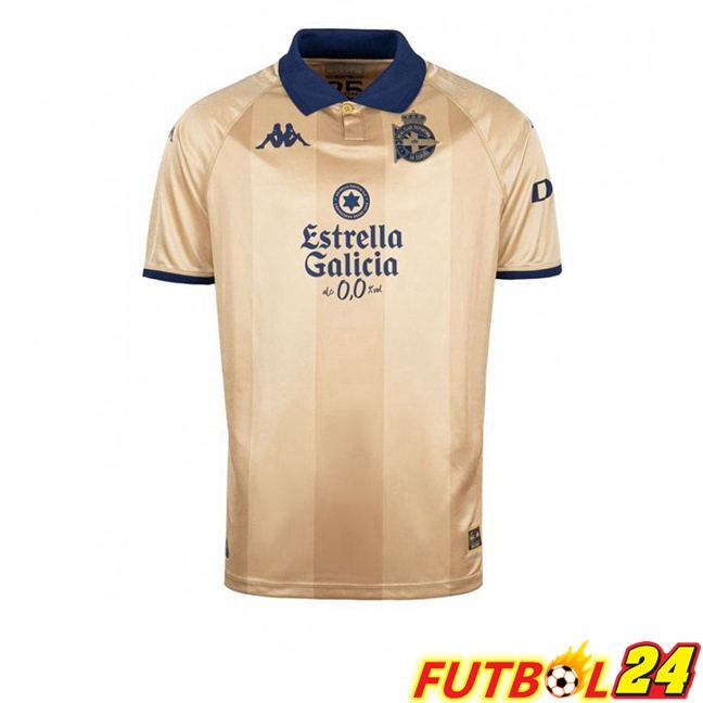 Camisetas De Futbol Deportivo De La Coruna Édition 25e Anniversaire Amarillo