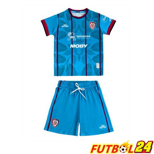 Camisetas De Futbol Cagliari Calcio Ninos Tercera Azul 2025/2026
