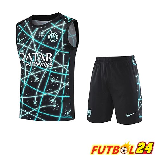 Chalecos De Futbol Inter Milan Ninos Negro/Azul 2025/2026