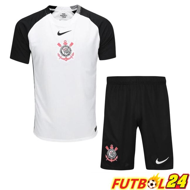 Camisetas De Futbol Corinthians Ninos Primera Blanco 2025/2026