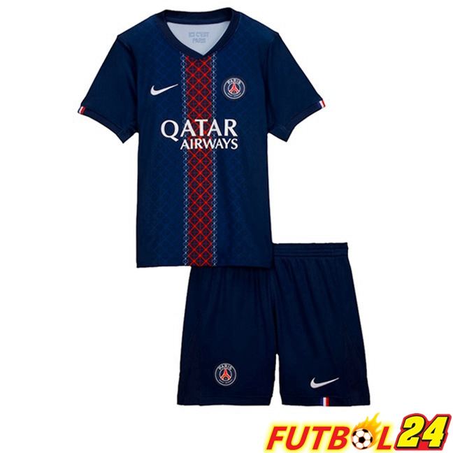 Camisetas De Futbol Paris PSG Ninos Primera Azul Real 2025/2026