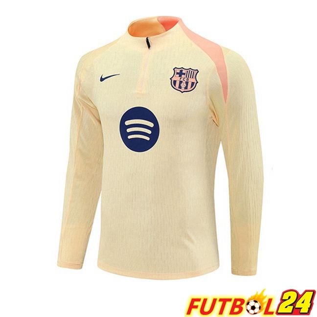 Sudadera De Entrenamiento FC Barcelona Amarillo 2025/2026