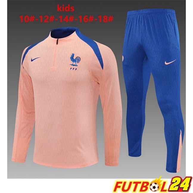 Chandal Equipos De Futbol Francia Ninos Rosado 2025/2026