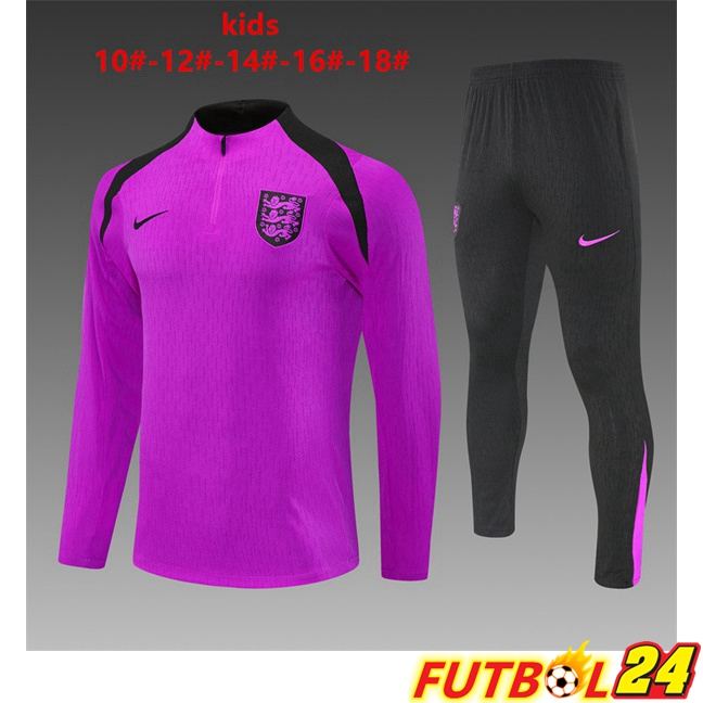 Chandal Equipos De Futbol Inglaterra Ninos Púrpura 2025/2026