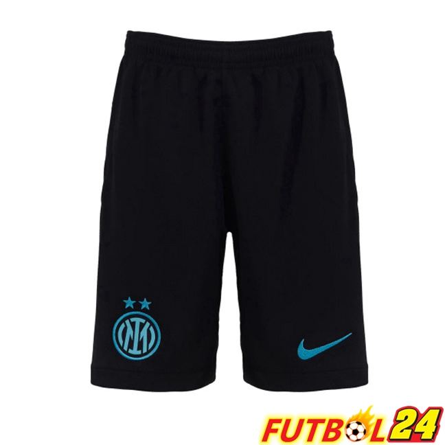 Cortos de Futbol Inter Milan Primera Azul Negro 2025/2026
