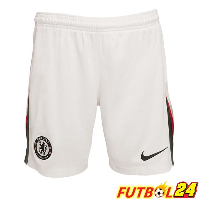 Cortos de Futbol FC Chelsea Segunda Blanco 2025/2026