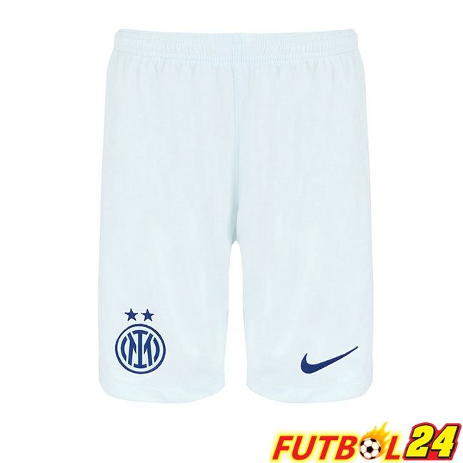 Cortos de Futbol Inter Milan Segunda Blanco Azul 2025/2026