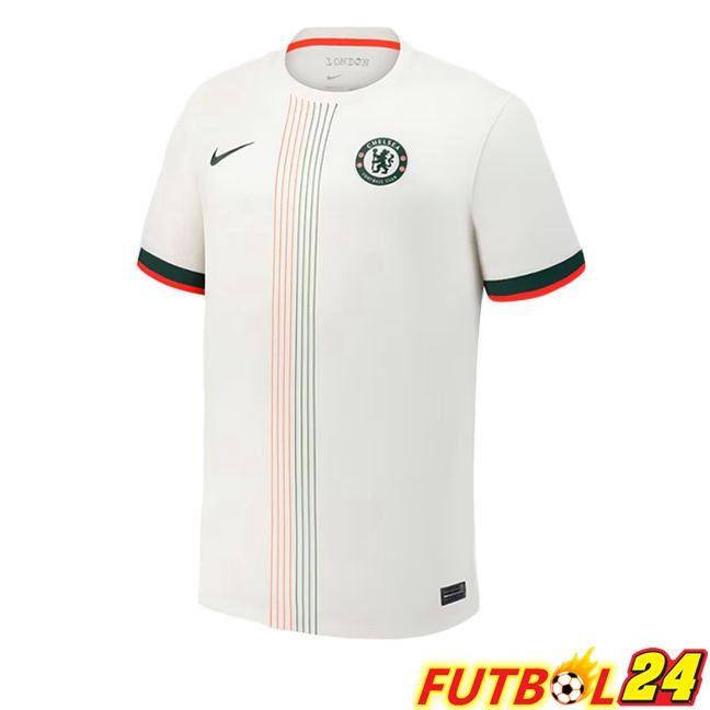 Camisetas De Futbol FC Chelsea Segunda Blanco 2025/2026
