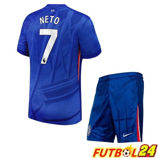 Camisetas De Futbol FC Chelsea (Neto 7) Ninos Primera Azul 2025/2026