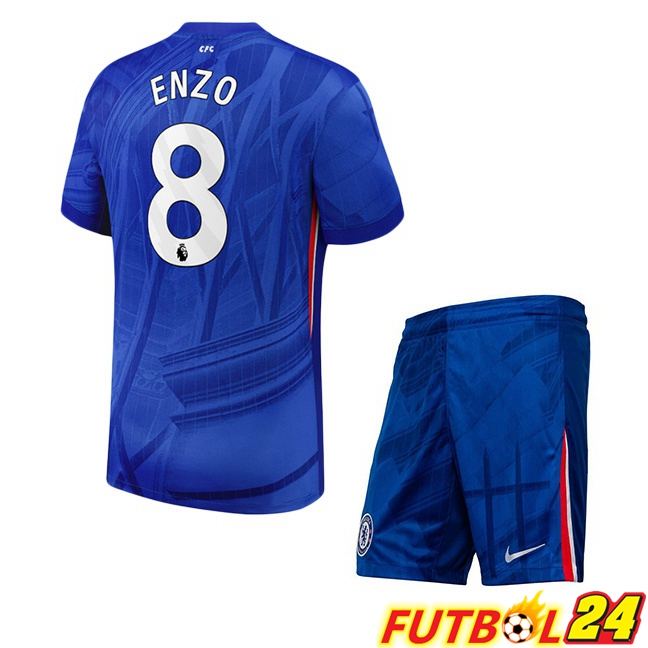 Camisetas De Futbol FC Chelsea (Enzo 8) Ninos Primera Azul 2025/2026