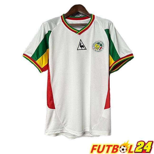 Camisetas De Futbol Senegal Retro Primera Blanco 2002