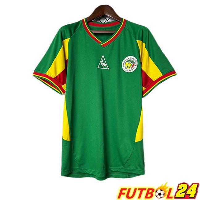 Camisetas De Futbol Senegal Retro Segunda Verde 2002