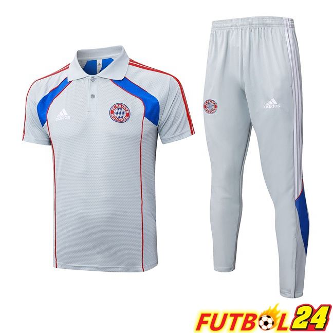 Camiseta Polo Bayern Munich + Pantalones Gris 2025/2026