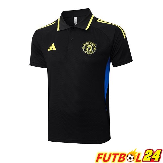 Camiseta Polo Manchester United Negro 2025/2026