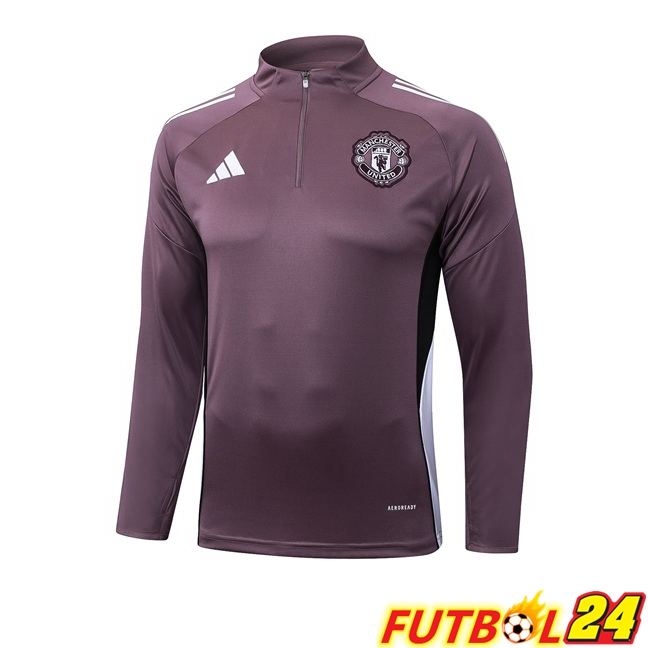 Sudadera De Entrenamiento Manchester United Púrpura 2025/2026