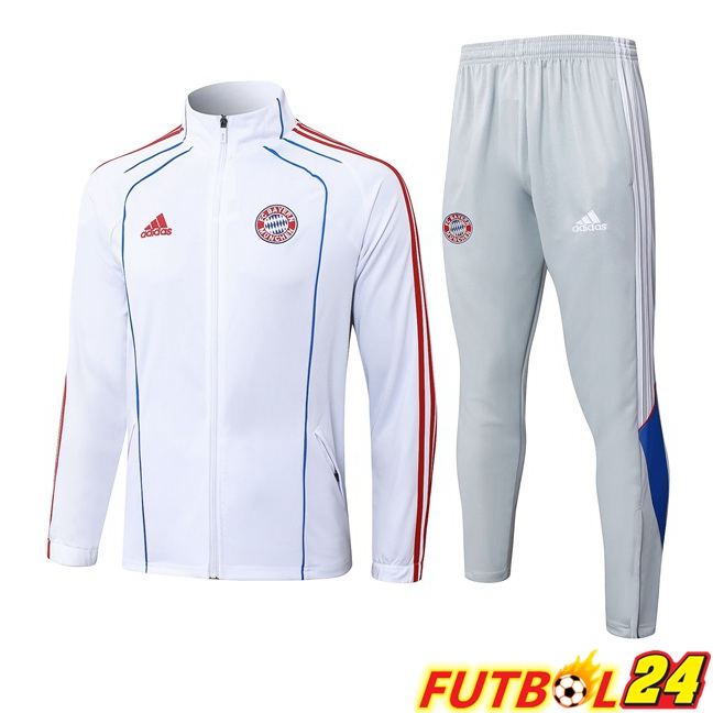 Chandal Equipos De Futbol - Chaqueta Bayern Munich Blanco 2025/2026