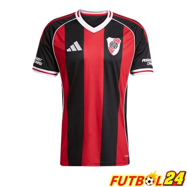 Camisetas De Futbol River Plate Segunda Rojo Negro 2025/2026