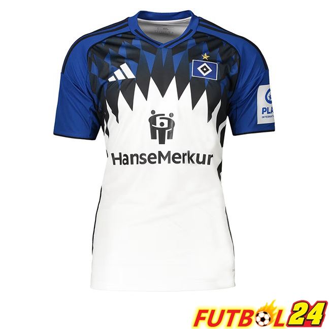 Camisetas De Futbol Hamburger SV Primera Azul Blanco 2025/2026
