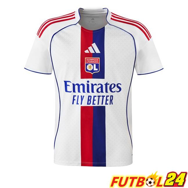 Camisetas De Futbol lyon OL Primera Blanco 2025/2026