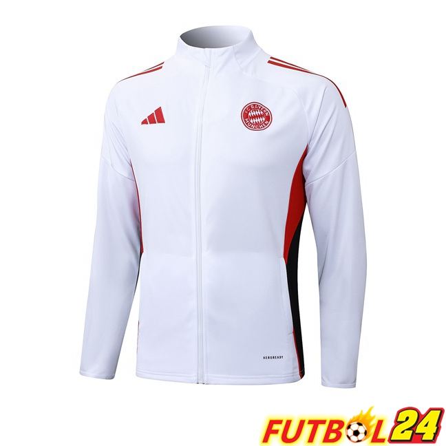 Chaquetas Futbol Bayern Munich Blanco 2025/2026