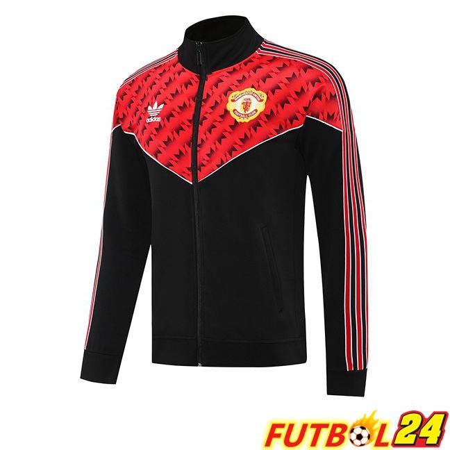 Chaquetas Futbol Manchester United Rojo Negro 2025/2026