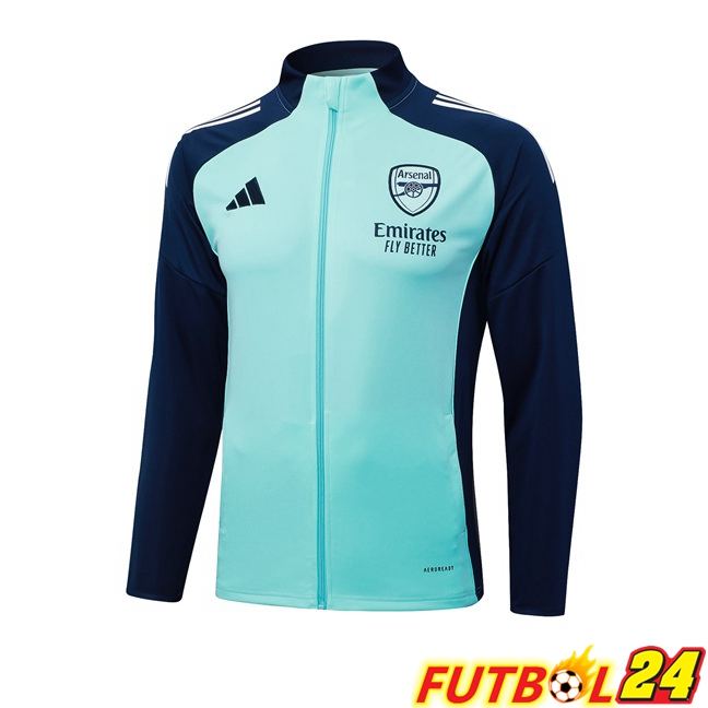 Chaquetas Futbol Arsenal Verde Azul Real 2025/2026