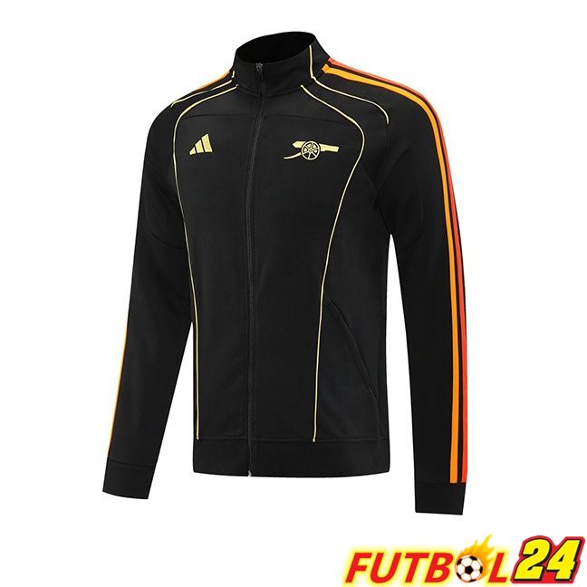 Chaquetas Futbol Arsenal Negro 2025/2026