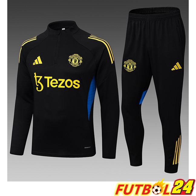 Chandal Equipos De Futbol Manchester United Ninos Negro 2025/2026