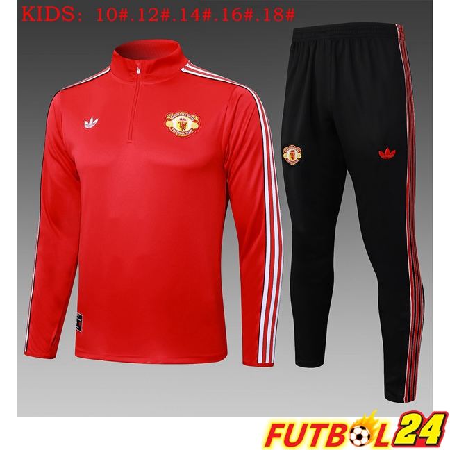 Chandal Equipos De Futbol Manchester United Ninos Rojo 2025/2026